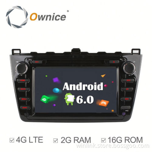 Ownice C500 quad core android 6.0 car dvd player for MAZDA 6 support 4G support DAB+